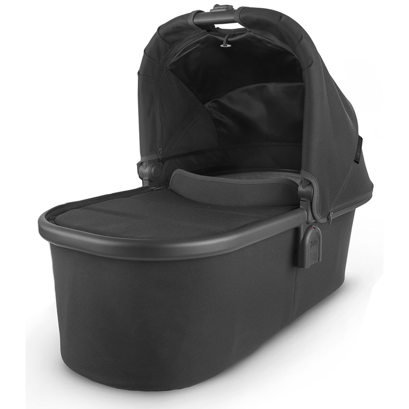 UPPAbaby Bassinet – Jake (Black/Carbon/Black Leather)