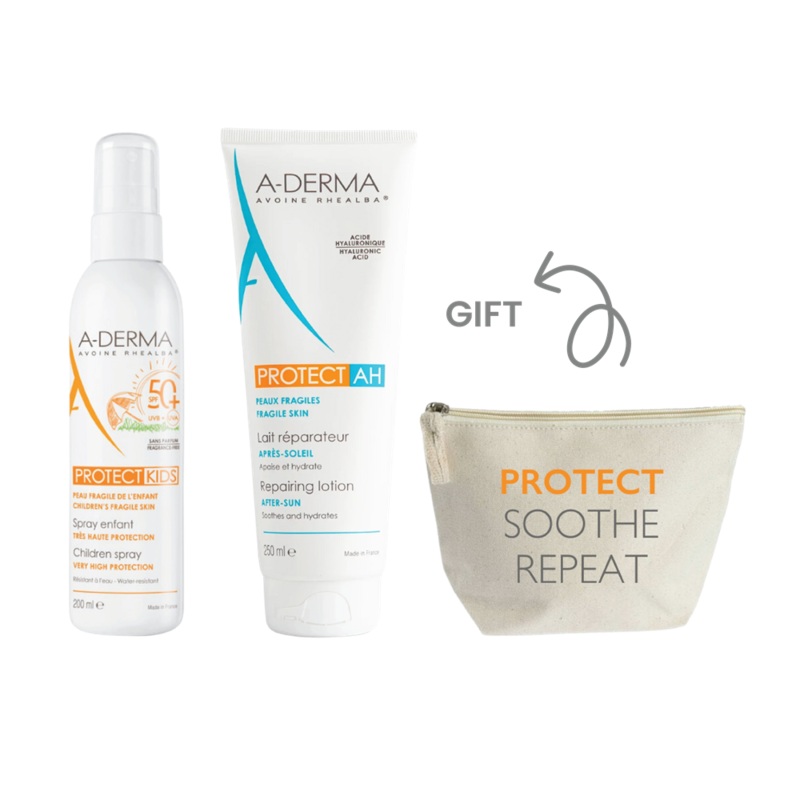 Aderma Protect Kids Spray SPF50+ + Aderma Protect After Sun
