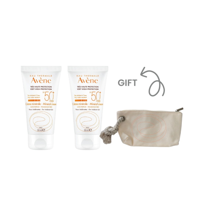 Avene Mineral Sunscreen SPF50+ Bundle