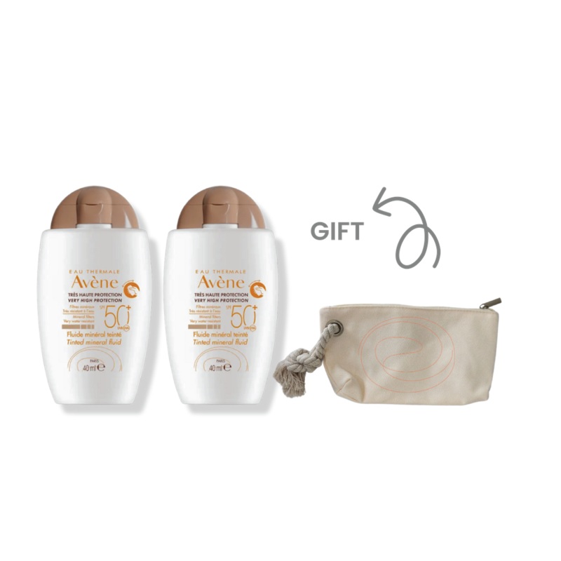 Avene Mineral Tinted Sunscreen SPF50+ Bundle