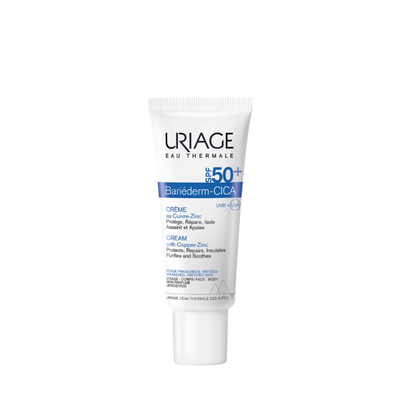 Uriage Bariederm-Cica Cream With Copper-Zinc Spf50+ 40Ml