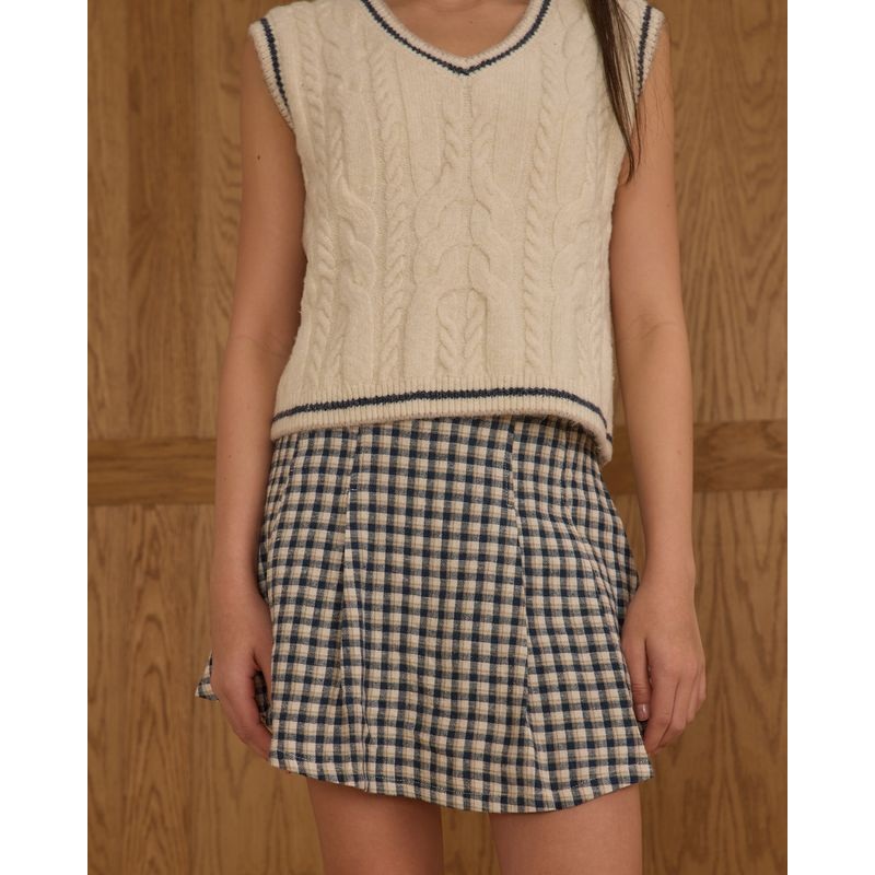 Rylee + Cru Sweater Vest | Natural – Teen