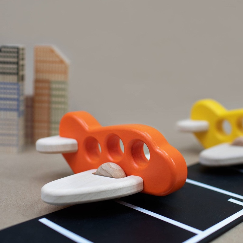 Wooden Airplane Mint