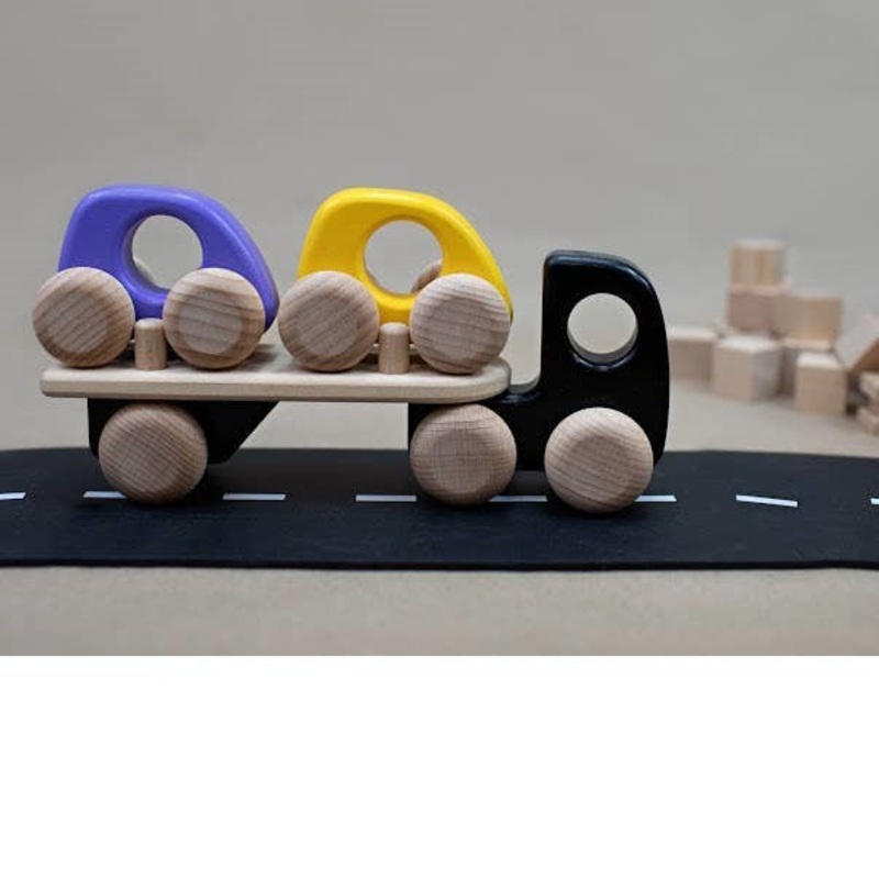 Auto Transporter Truck Black