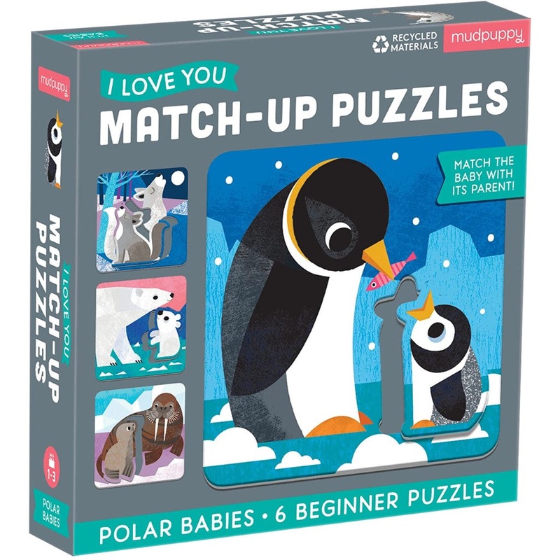 I Love You Match-Up Puzzles – Polar Babies