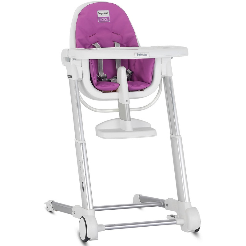 Inglesina Zuma High Chair – White/Fuchsia