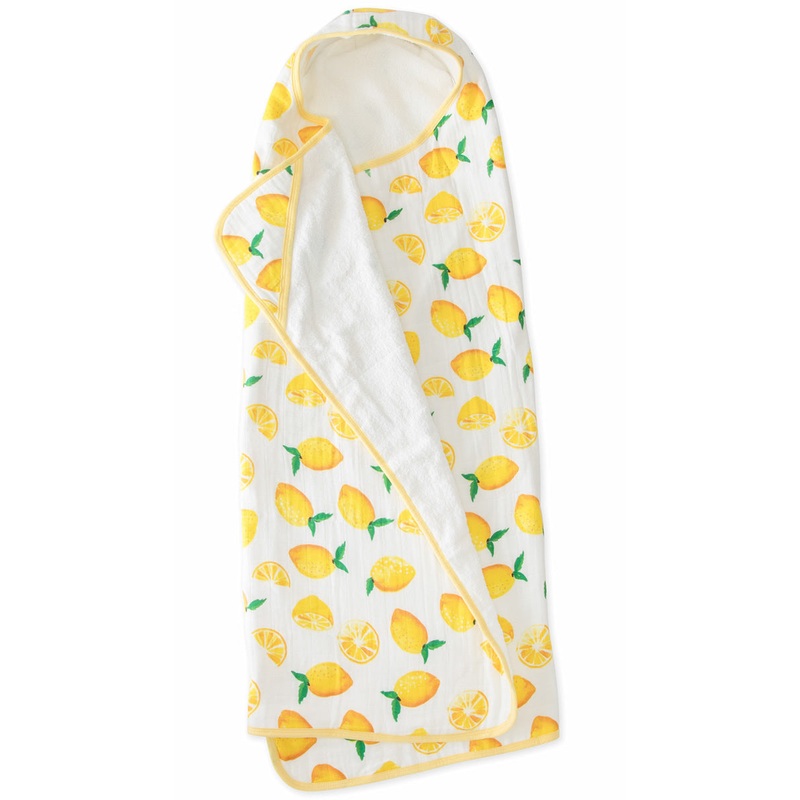 Little Unicorn Cotton Big Kid Hooded Towel – Lemon