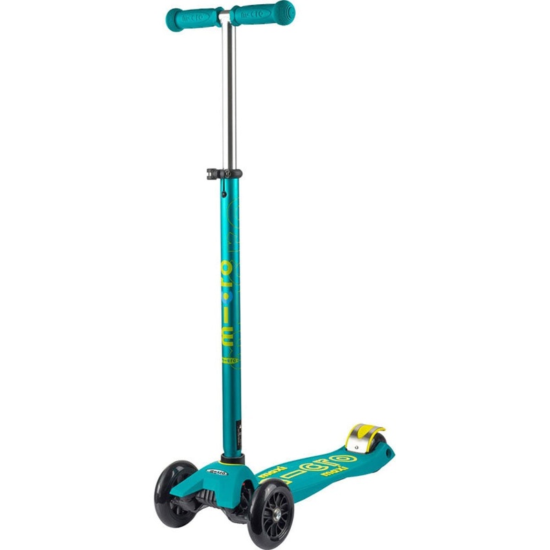 Micro Kickboard Maxi Deluxe Scooter – Petrol Green