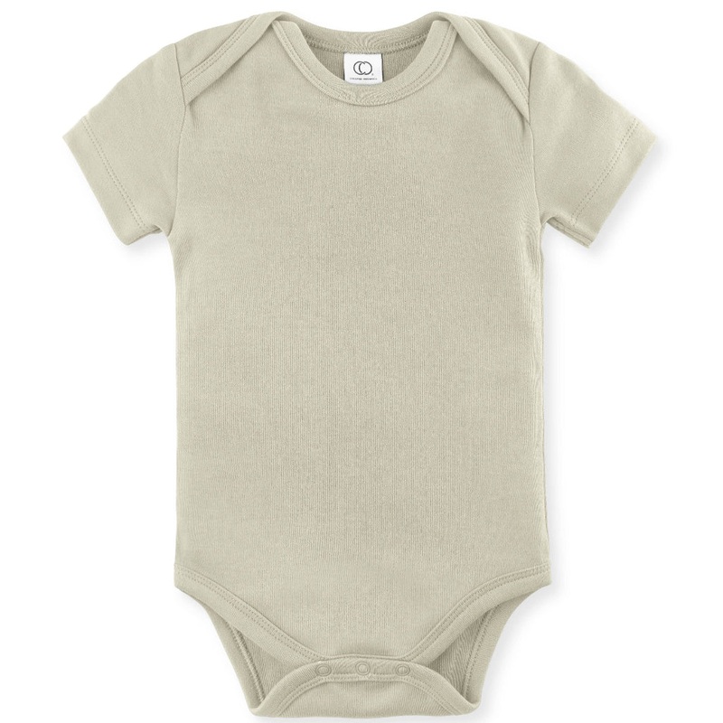 Organic Baby Short Sleeve Classic Bodysuit – Sage 0-3 months