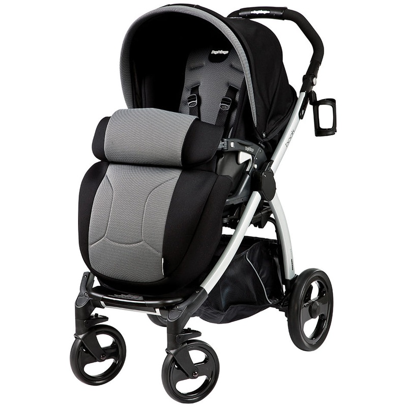 Peg Perego Book Plus Stroller in Stone (Black)