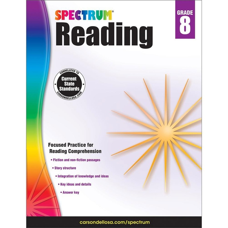 Spectrum Reading Workbook – Grade 8