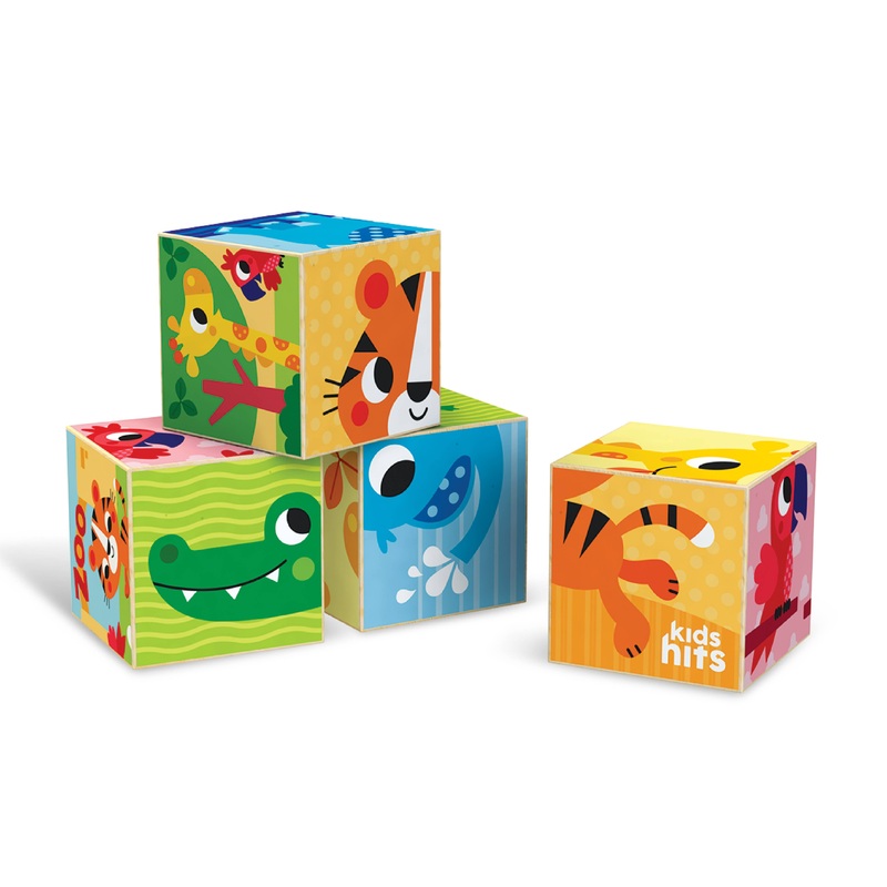Wooden Puzzle Blocks – Colorful Zoo