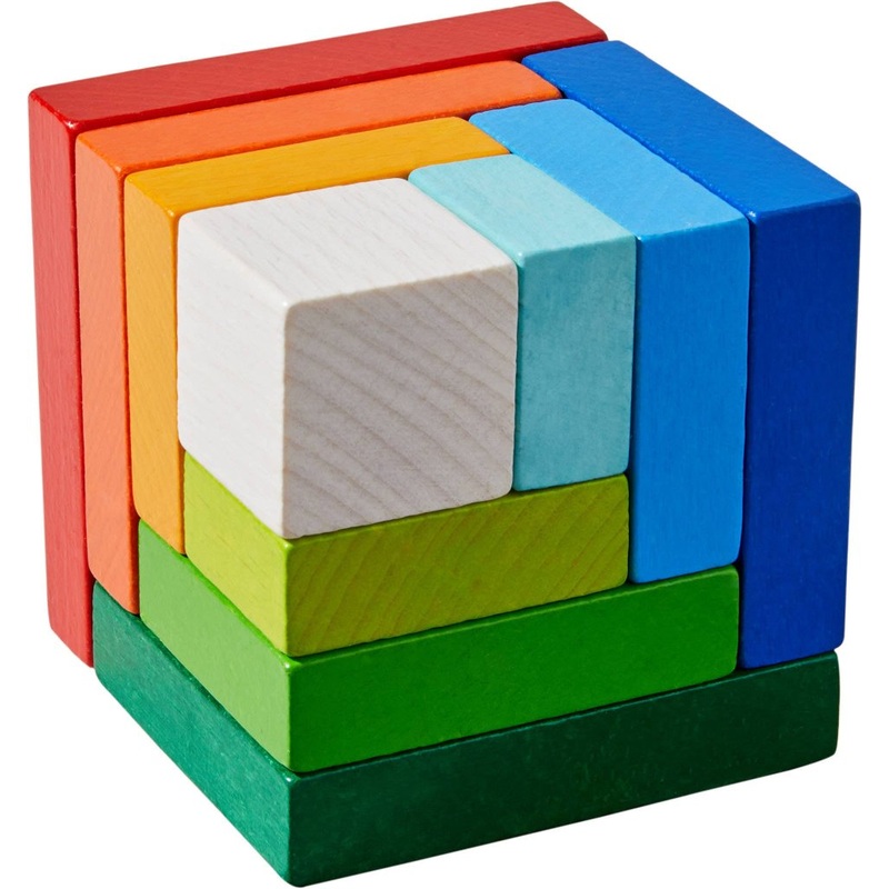 3D Arranging Game Rainbow Cube