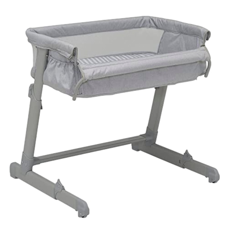 Baby Gap Bedside Bassinet, Grey Stripes