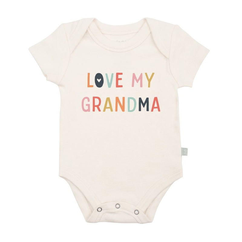Love My Grandma Organic Graphic Bodysuit 0-3 months