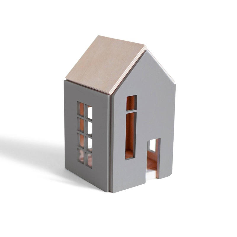 Magic Dollhouse on the Magnets – Medium Size Gray