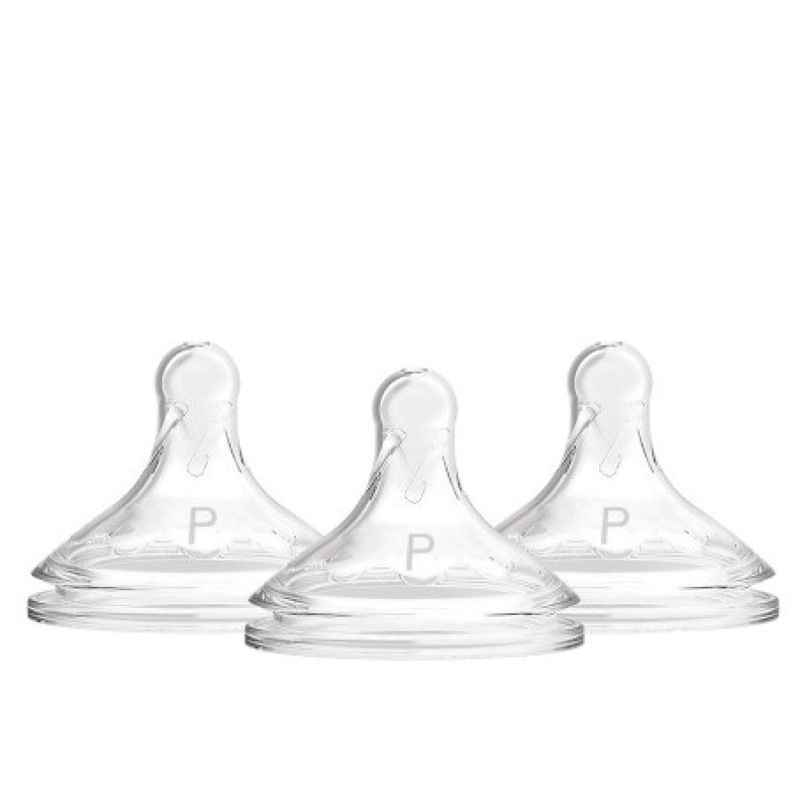 Natural Flow Options+ Wide Neck Nipples Preemie 6 Pack