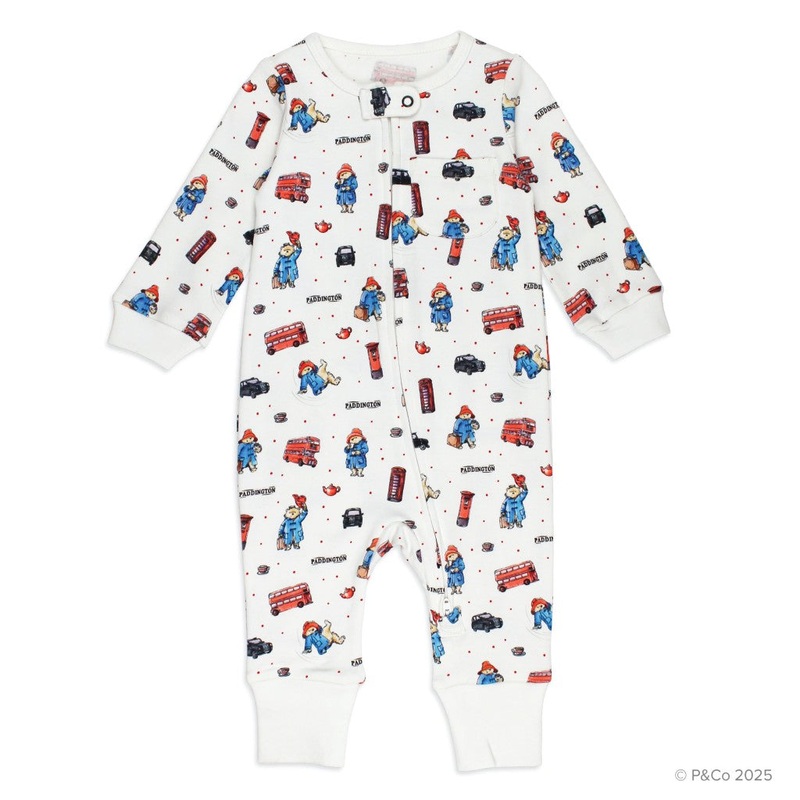 Organic Footless 2-Way Zipper Romper – London Paddington 9-12 months