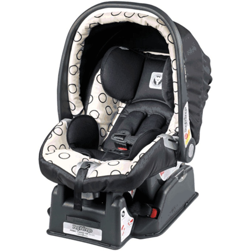 Peg Perego Primo Viaggio SIP 30/30 Infant Car Seat 2008 Black Bubbles