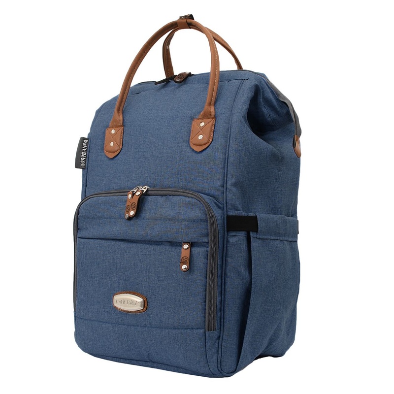 Petit Bebe Premium Max Diaper Bag   Dark Blue