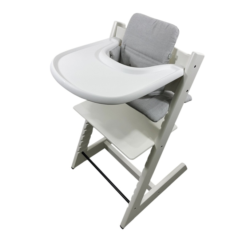Stokke Tripp Trapp Complete High Chair, Nordic Grey, White