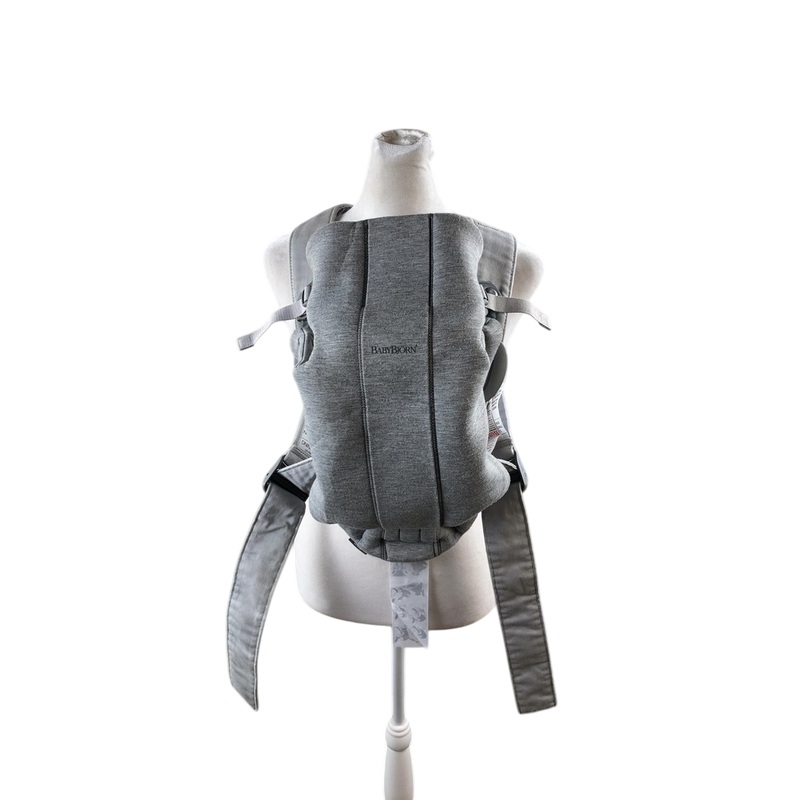 BabyBjorn Baby Carrier Mini, Light Gray 3D Jersey