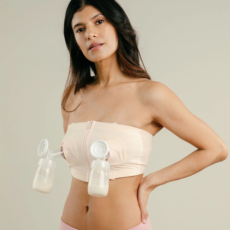 Hands-Free Pumping Bra Pink X-Small/Small/Medium/Large