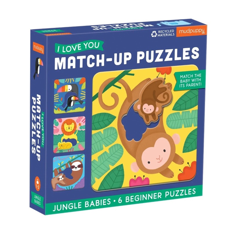 I Love You Match-Up Puzzles – Jungle Babies