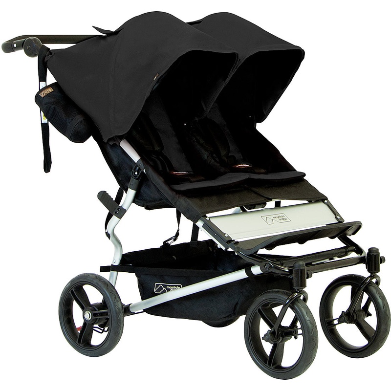 Mountain Buggy Duet Aerotech Double Stroller – Black (Albee Exclusive)