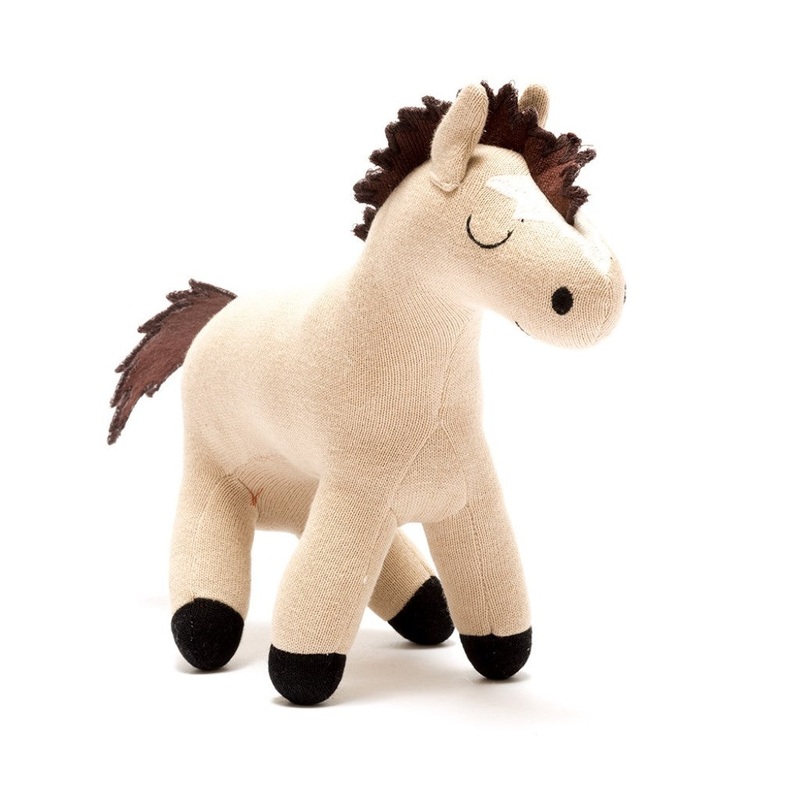 Organic Knitted Plush Toy – Horse
