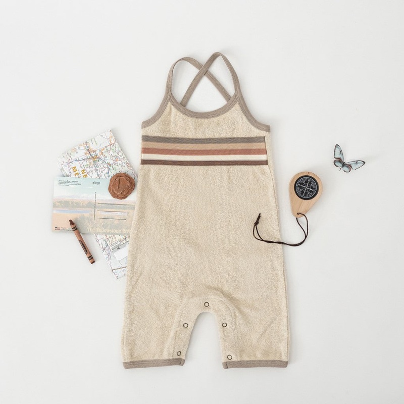Organic Terry Overall – Neutrals 0-3 months