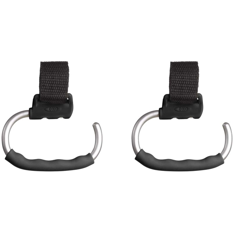 OXO Tot Handy Stroller Hook, 2 Pack – Grey