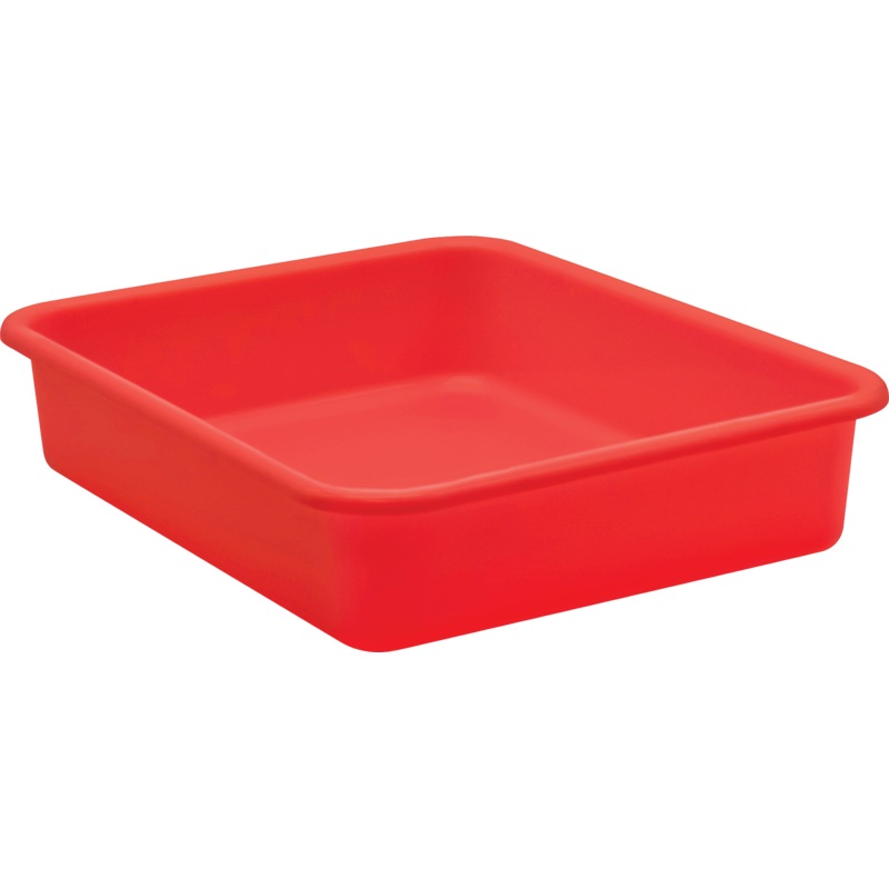 Red Large Plastic Letter Tray (14.0 x 11.5 x 3.0)