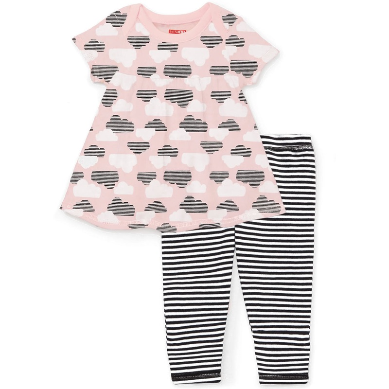 Skip Hop Star-Struck Tunic & Leggings Set – Pink (3 Months)