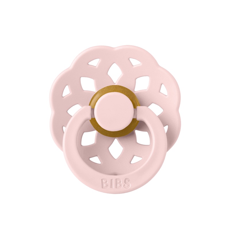 BIBS Boheme Pacifier 1-Pack Round Latex – Size 1 – Blossom