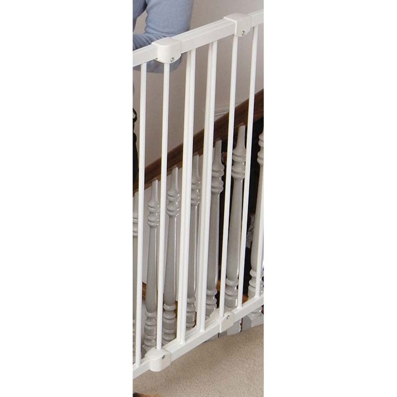 Kidco 10 ” Extension for Angle-Mount Safeway Gate in White