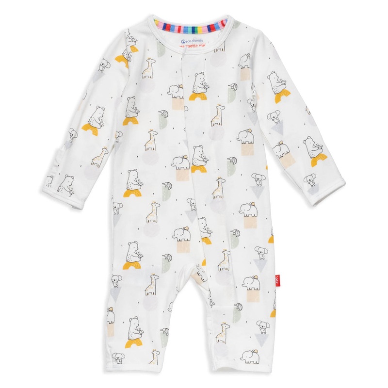 Modal Magnetic Fuss-Free Coverall – New Kid on the Block Newborn (5-8 lb)