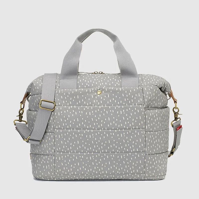 Organic Tote Diaper Bag – Grey