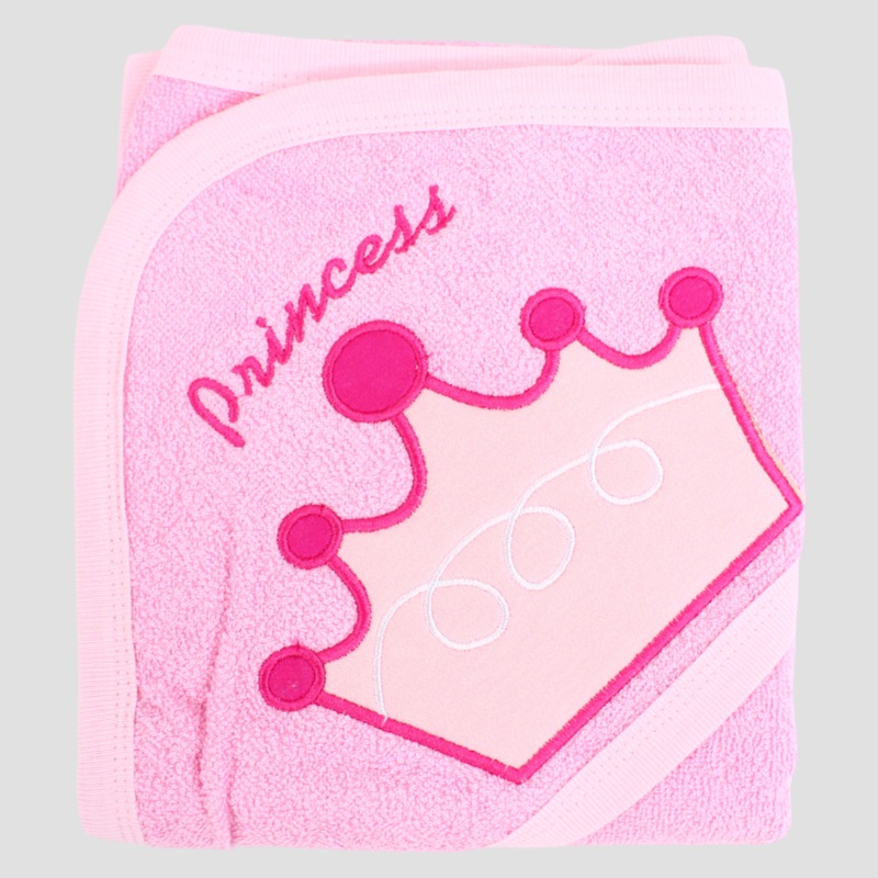 Princess Pink Baby Hooded Towel