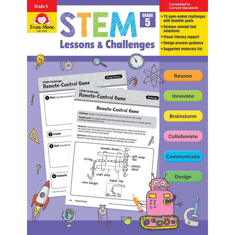 STEM Lessons and Challenges, Grade 5 – Teacher Reproducibles