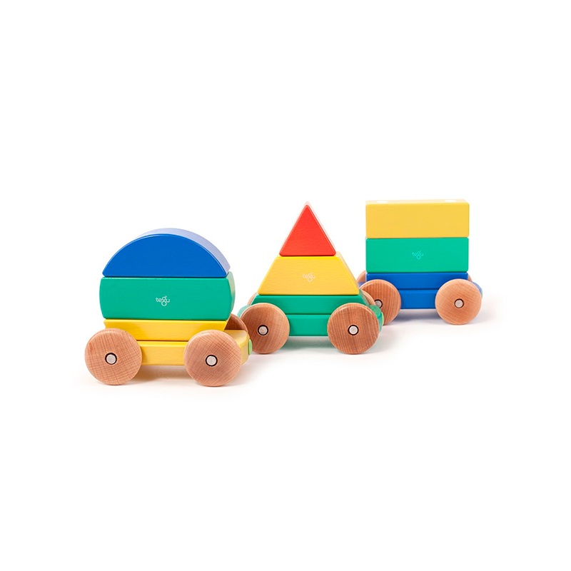 Magnetic Wooden Shape Train Big Top