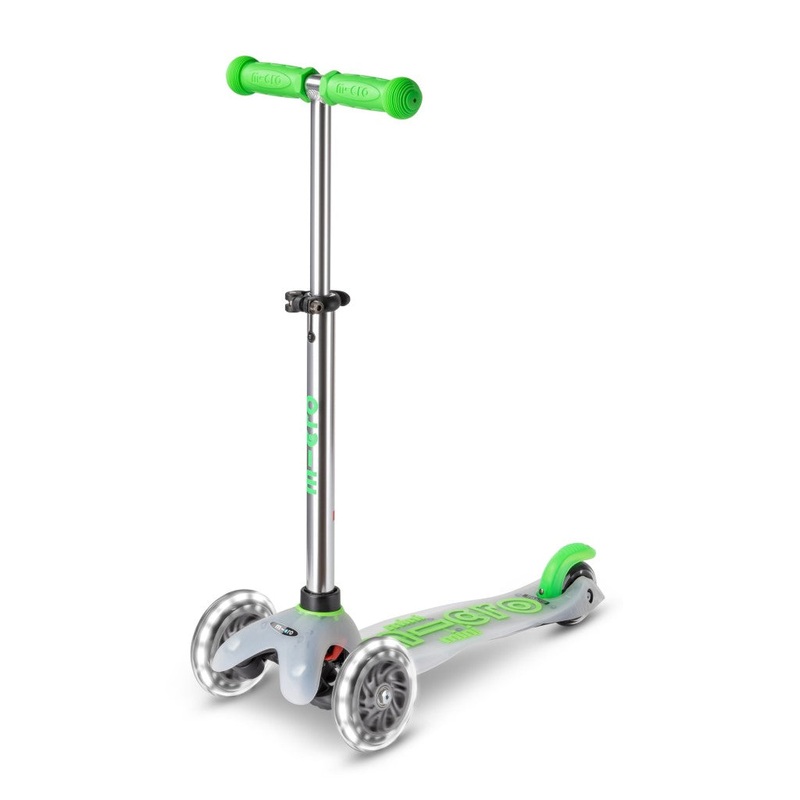 Mini Deluxe LED Scooter – Green Flux