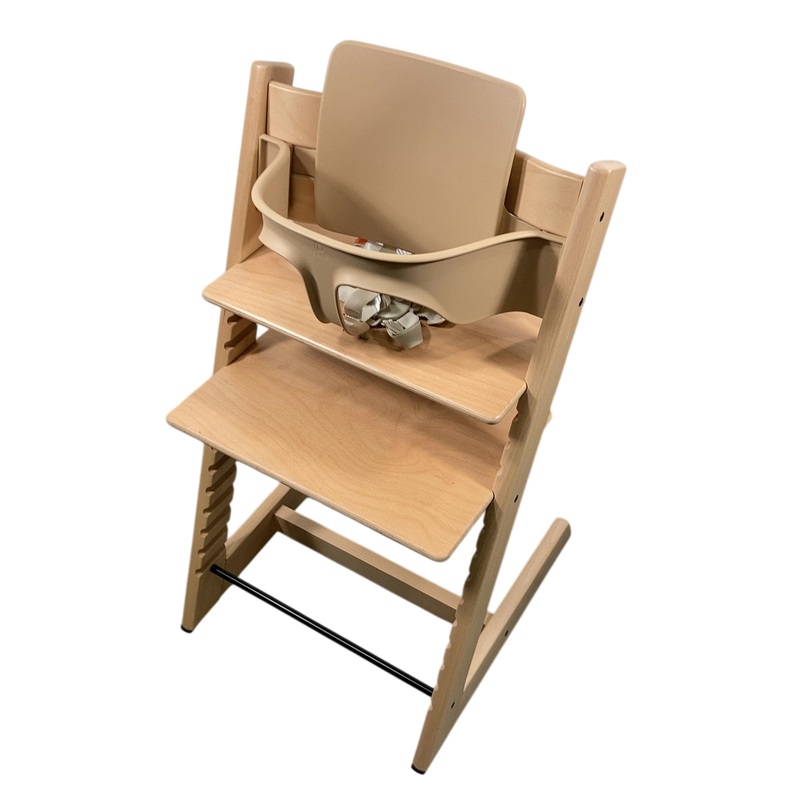 Stokke Tripp Trapp High Chair With Baby Set, Oak Natural