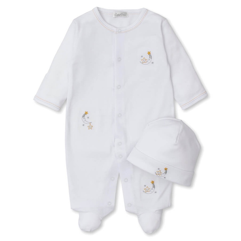 Kissy Kissy Footie and Hat Set Good Night All