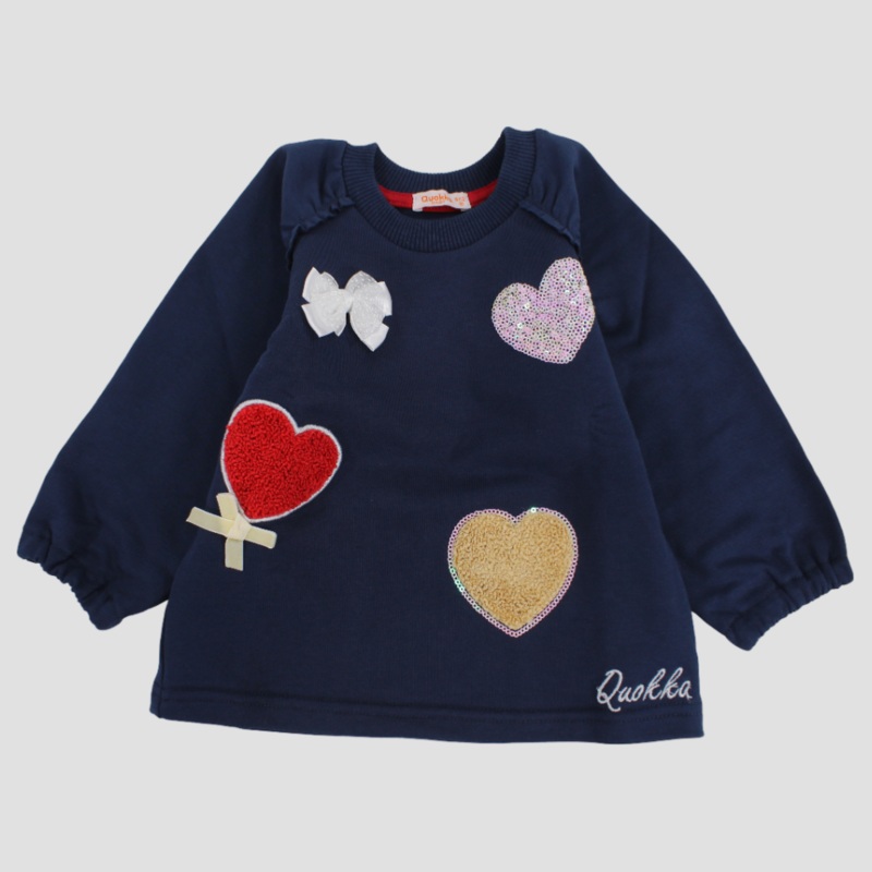 Navy Long-Sleeved Sweatshirt