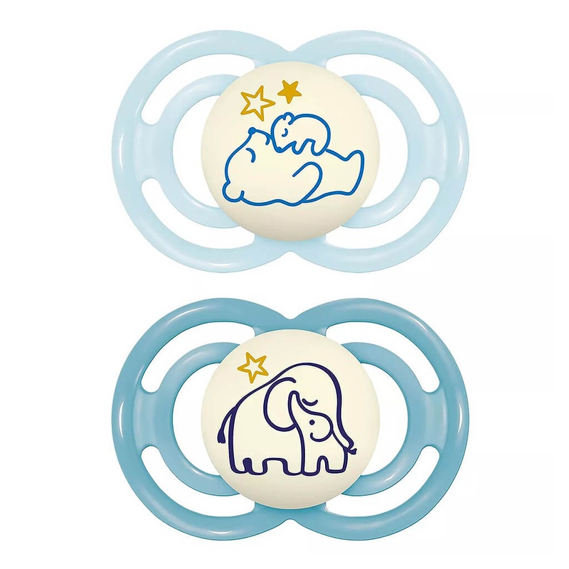 Perfect Night Baby Pacifier 6-16 Months Blue