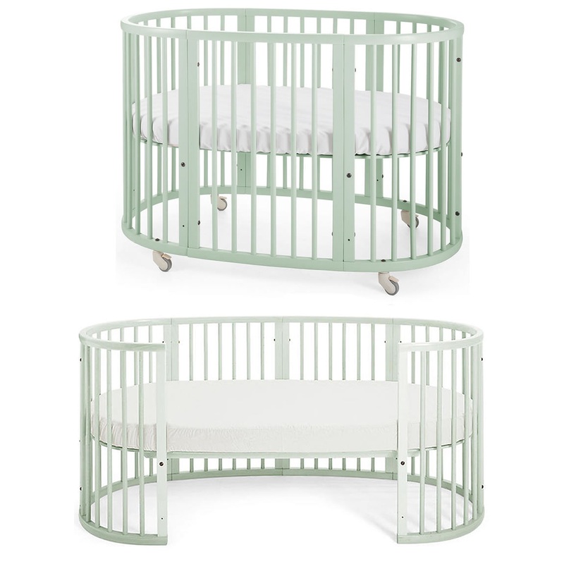 Stokke Sleepi Crib to Junior Bed Complete Bundle – Mint Green