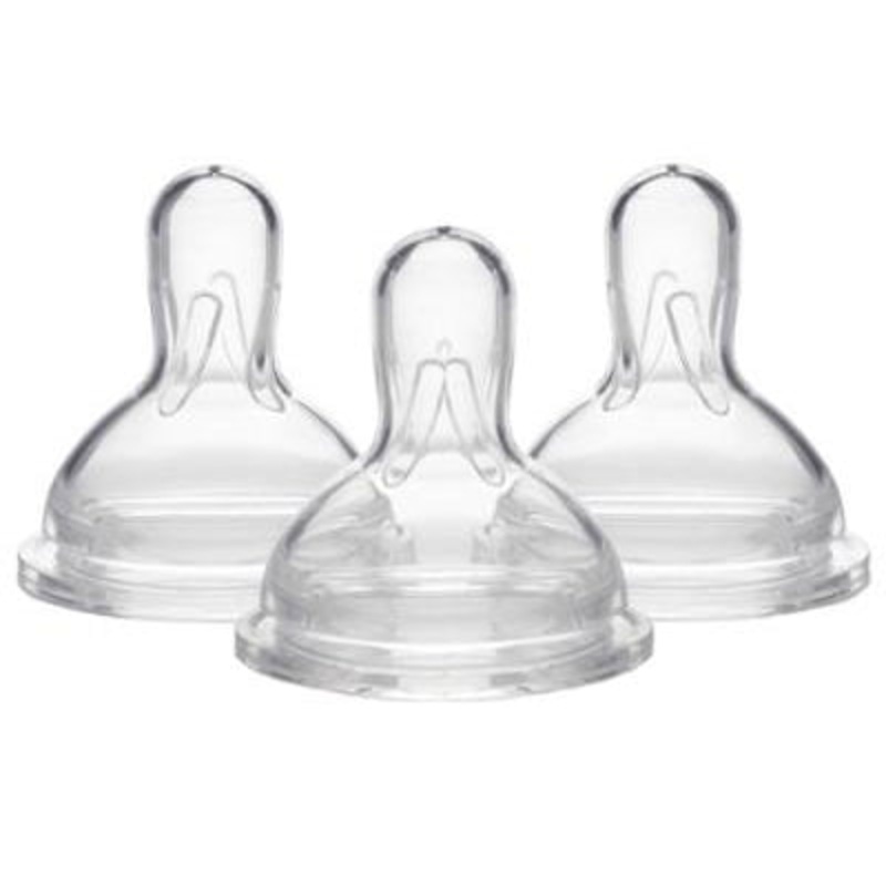 Wide Base Nipple Slow Flow