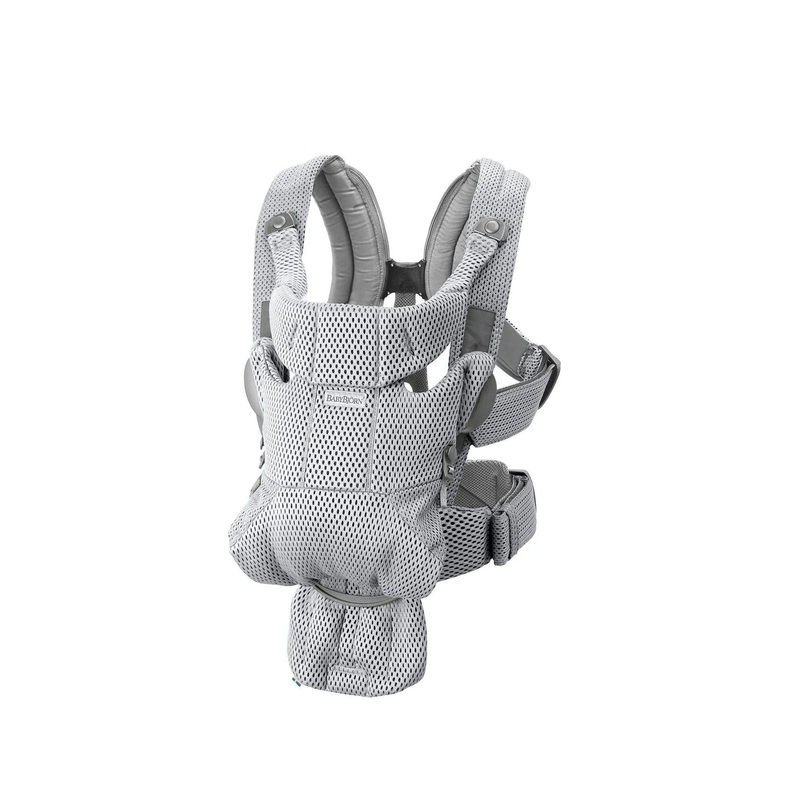 Baby Carrier Free in 3D Mesh – Gray