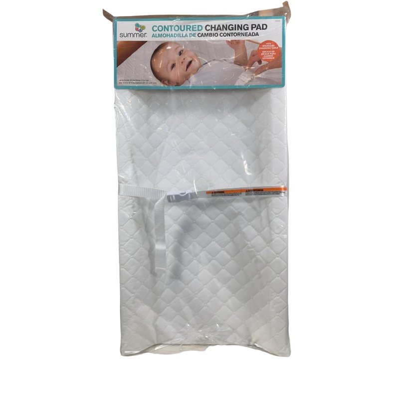 Summer Infant Contoured Changing Pad, White